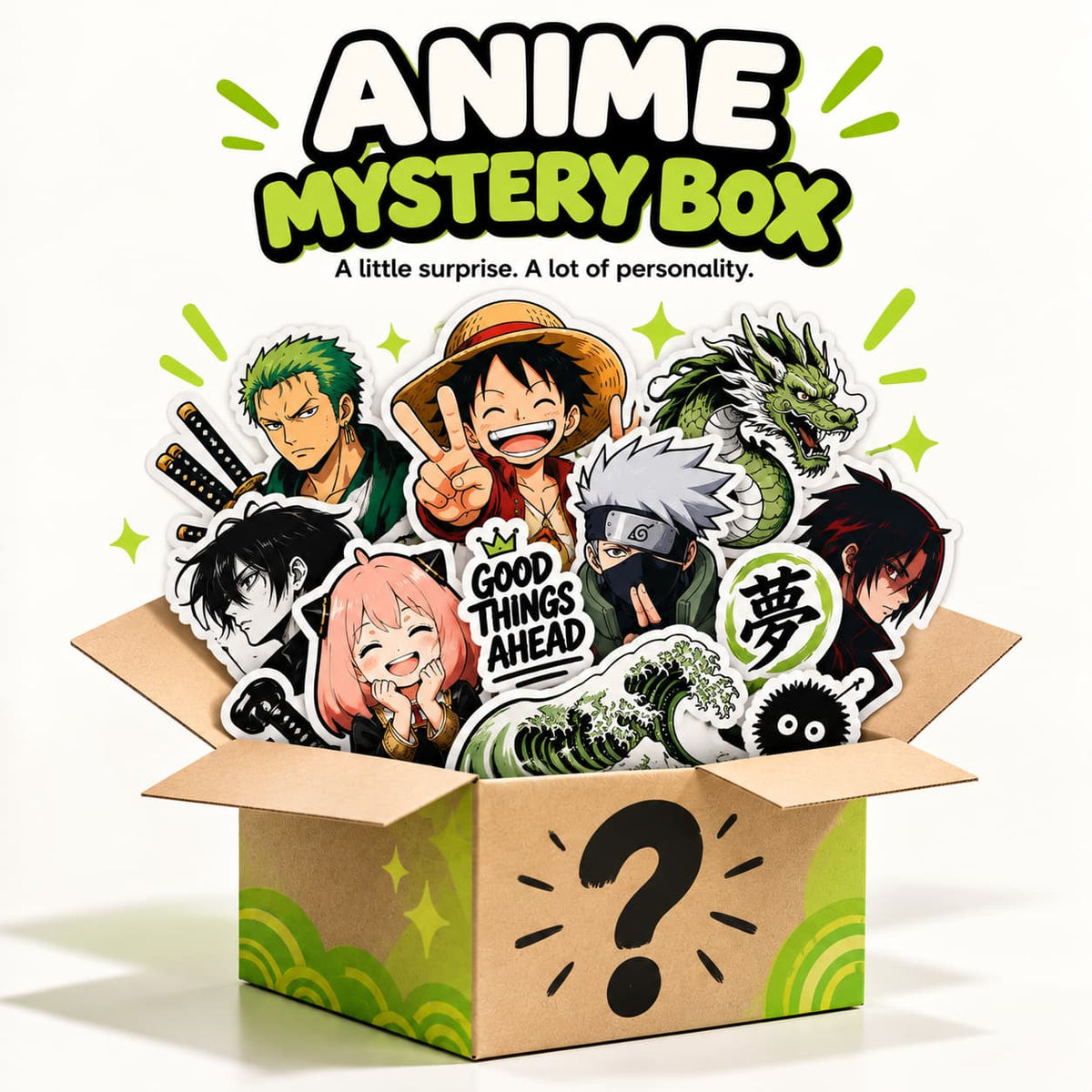 Anime Mystery Box [10 Random Stickers]