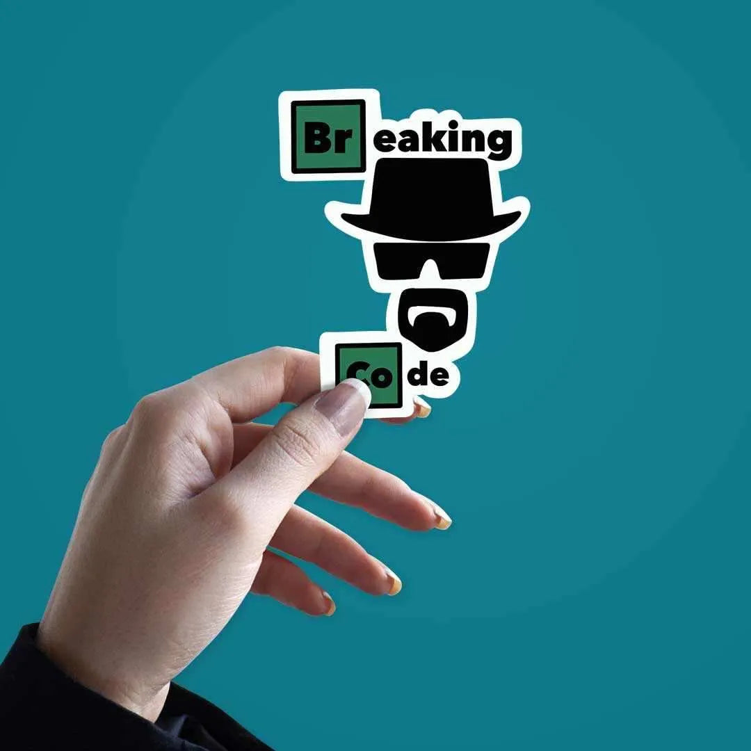 Breaking Code Vinyl Sticker