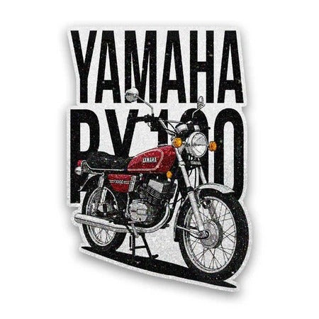 Classic Bike Glitter Sticker