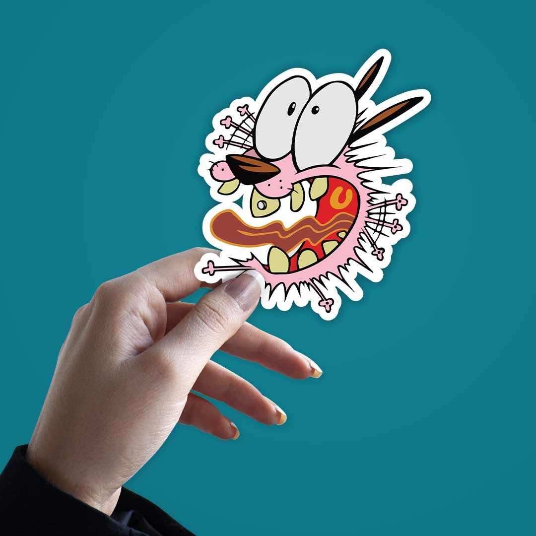 Courage the Cowardly Dog Sticker