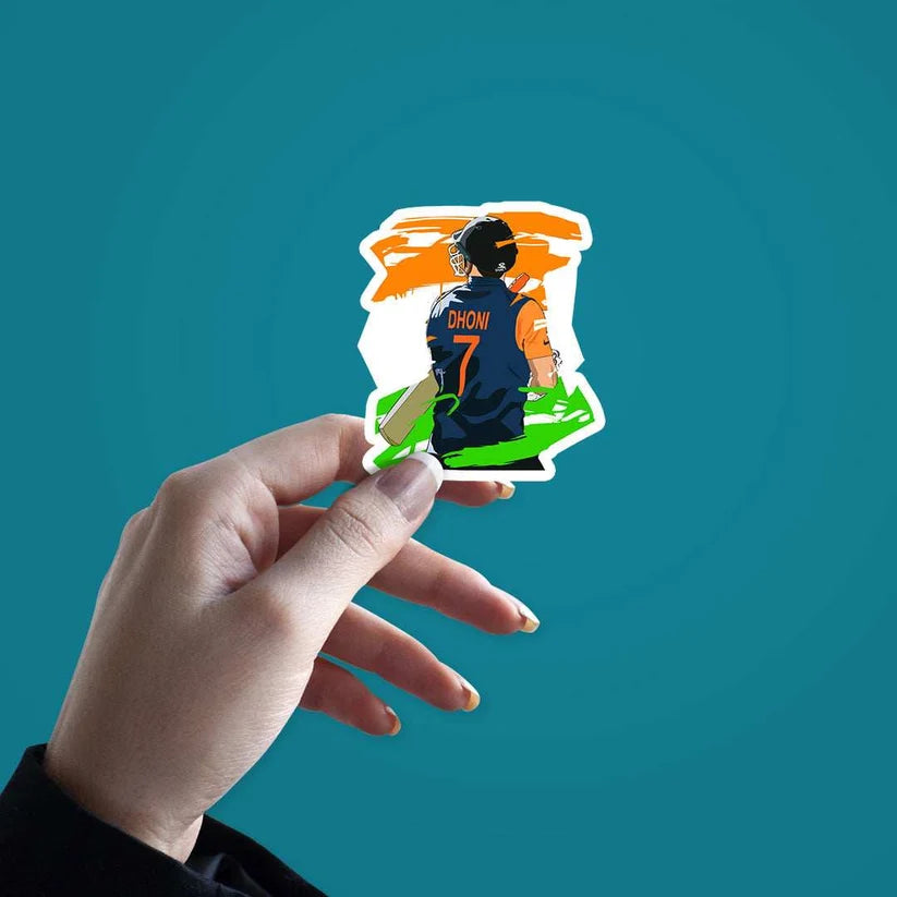 Dhoni 7 The Captain Sticker