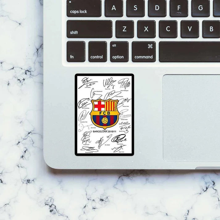 FC Barcelona 2010/11 Signatures Sticker