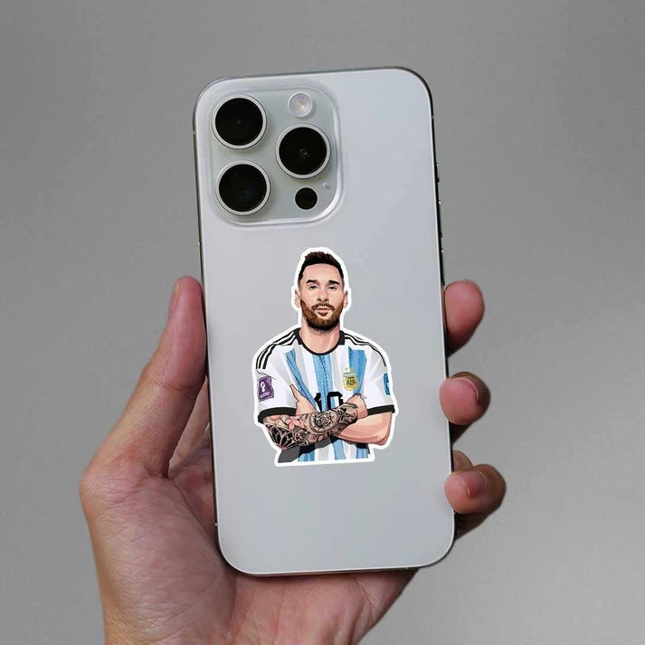 Messi Arms Outstretched Sticker