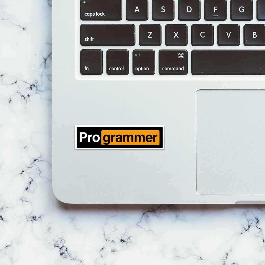 Programmer Vinyl Sticker