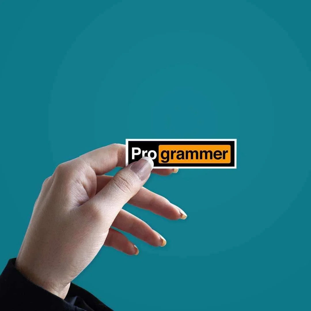 Programmer Vinyl Sticker