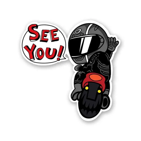 See You Rider Vinyl Sticker