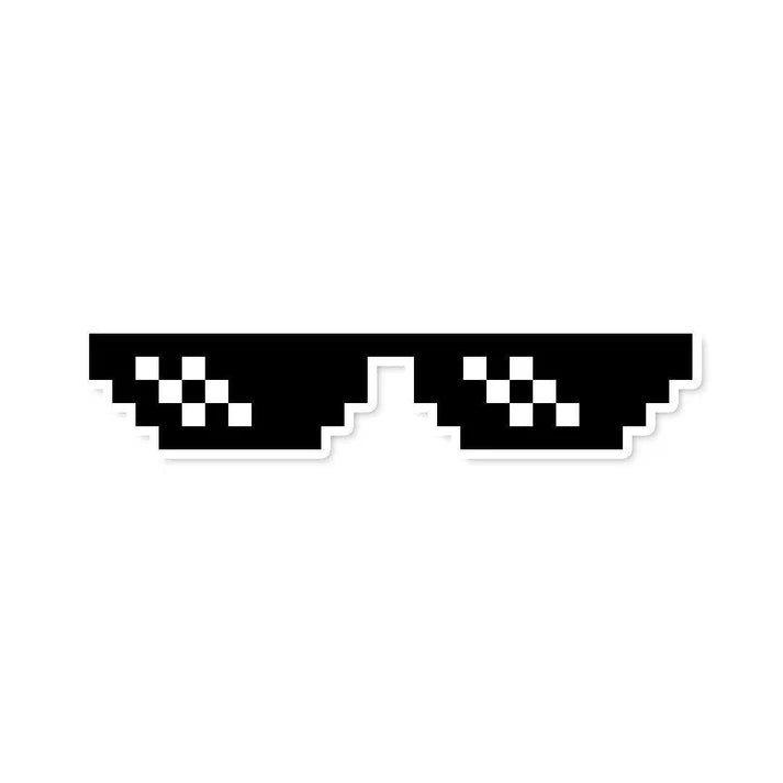 Thug Life Sunglasses Sticker