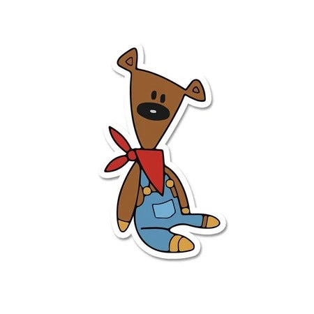 Cute Teddy Bear Vinyl Sticker