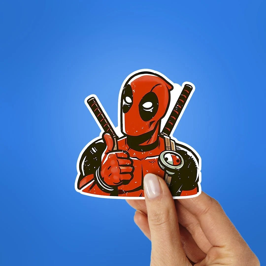 Thumbs Up Red Warrior Sticker