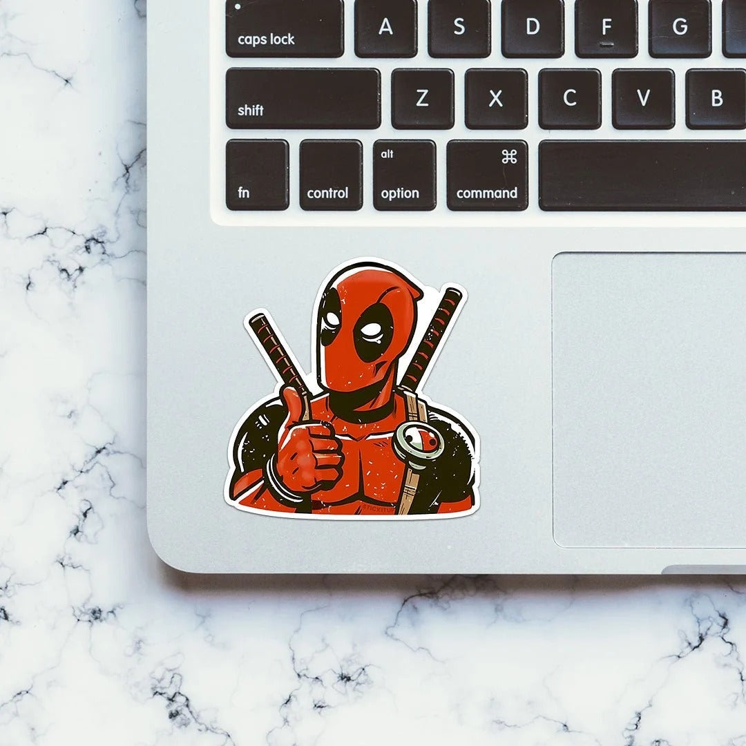 Thumbs Up Red Warrior Sticker