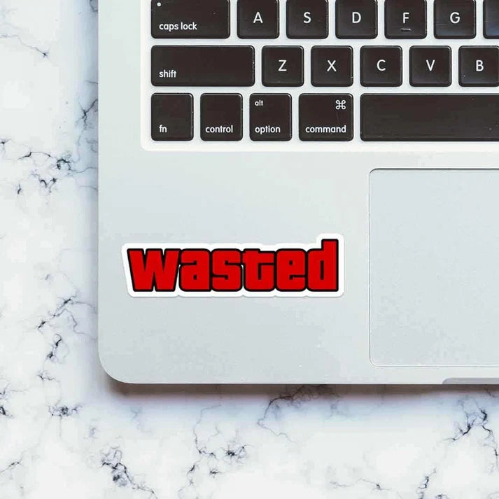 GTA Wasted Vinyl Sticker