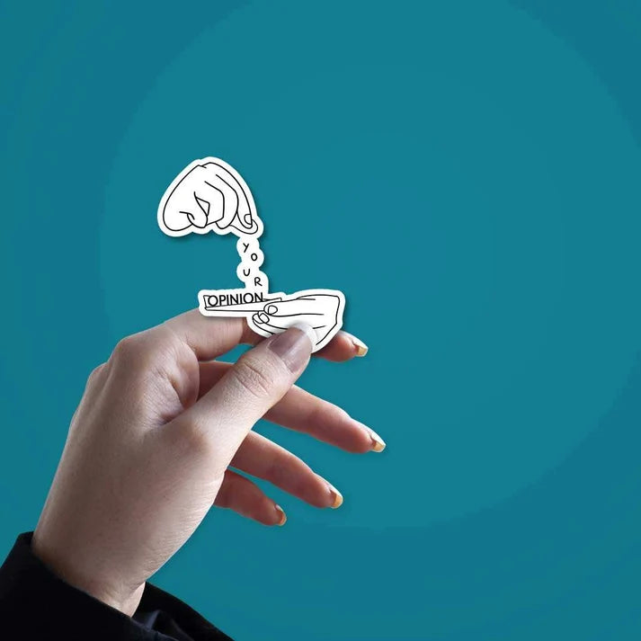 Your Opinion Sticker